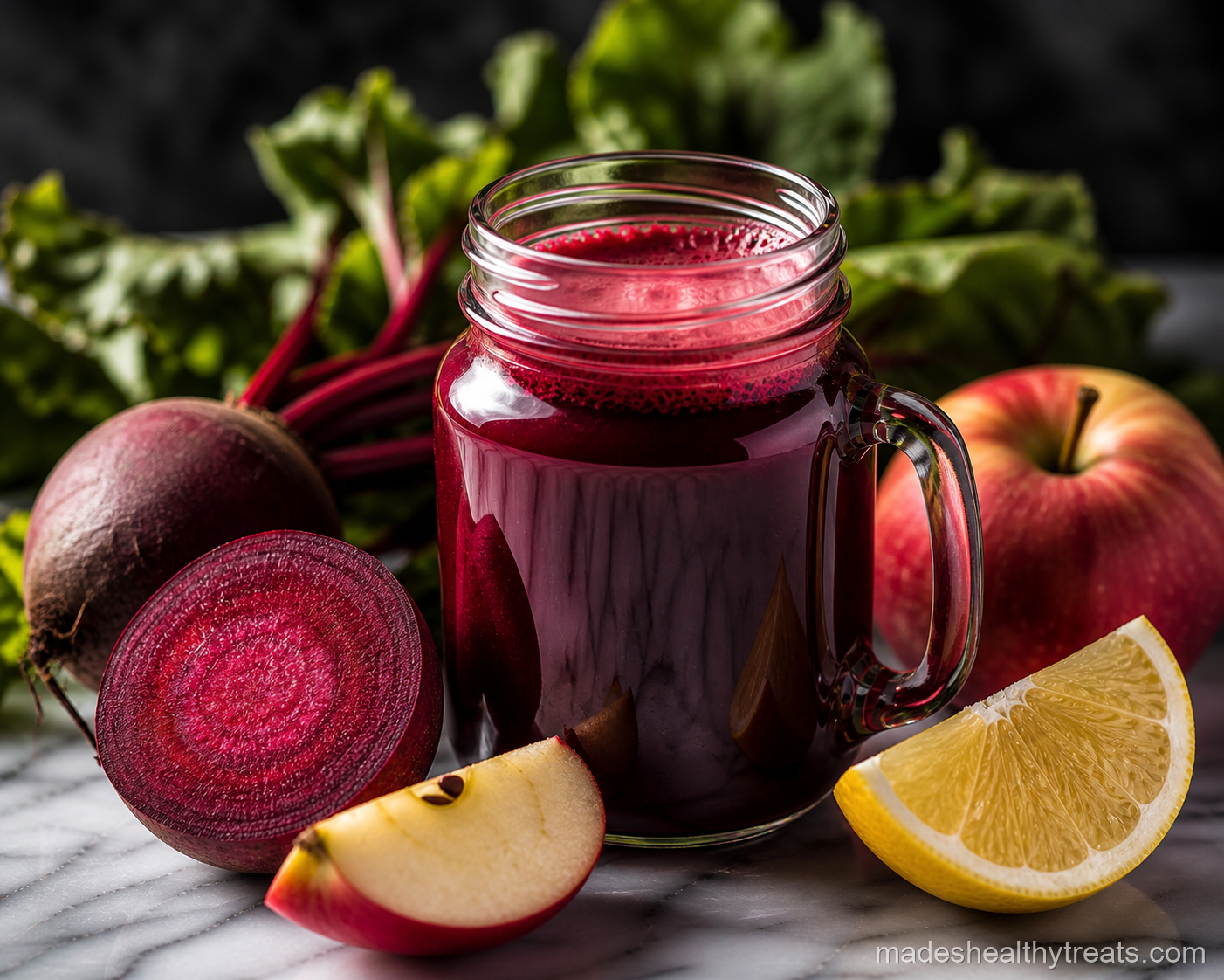 beet energy juice mason jar energy boost