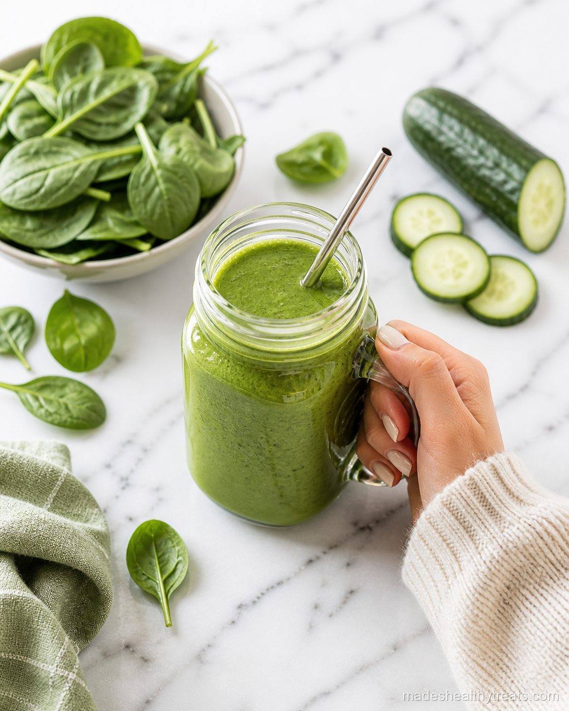 green smoothie every day results 30 day challenge mason jar