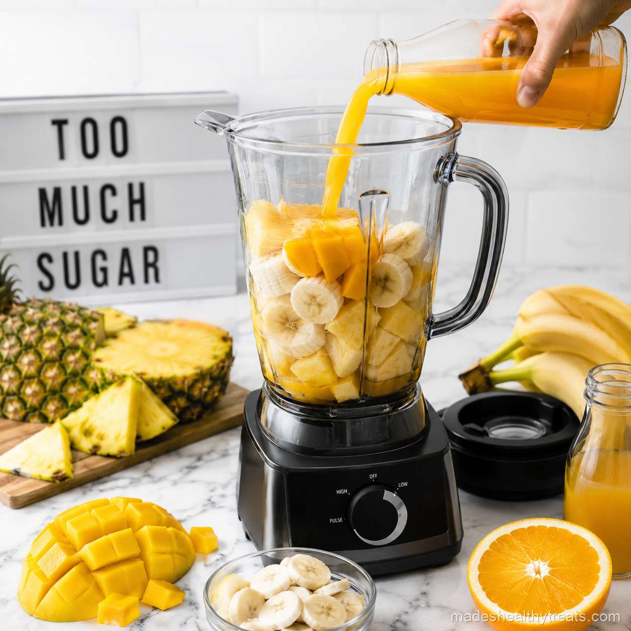 smoothie mistakes too much sugar comparison