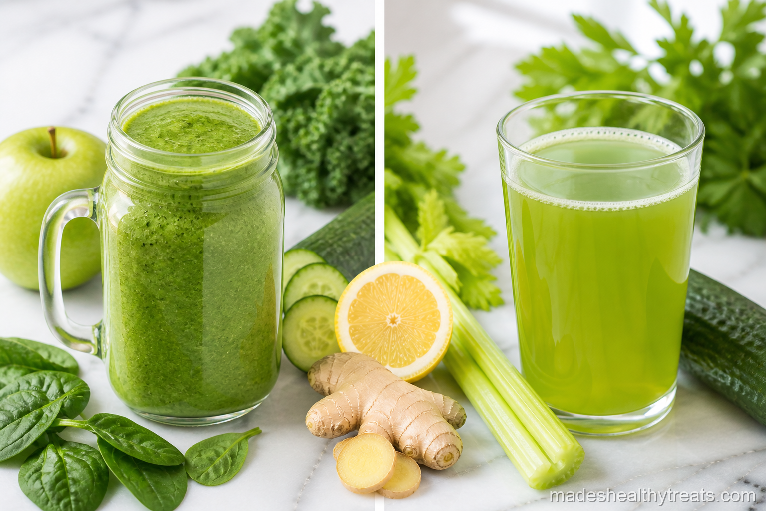 smoothies vs juicing comparison which is better health
