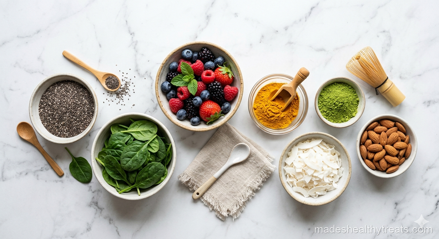 healthy smoothie superfoods ingredients